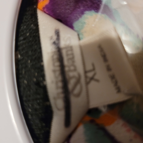 Christopher & Banks Multicolor Patterned Jacket XL Embroidered Abstract Artsy - Picture 6 of 7